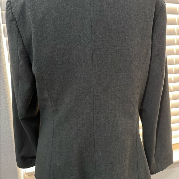Kensie Charcoal Open Front Blazer - Picture 5 of 8